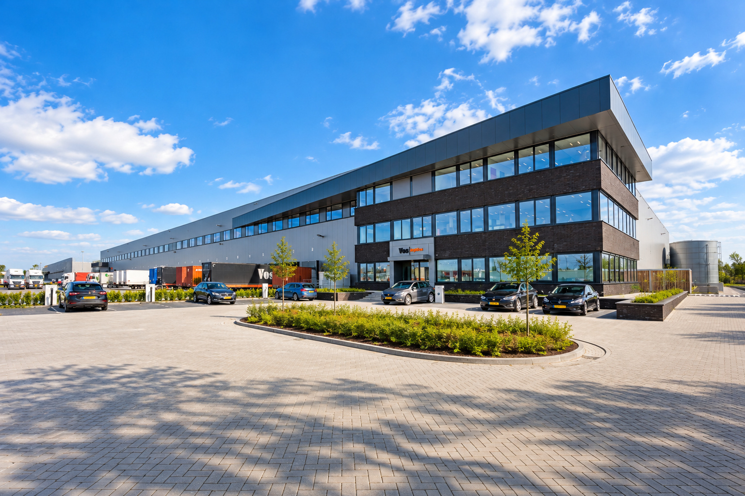 Bedrijfsgebouw van Vos Logistics in Oss